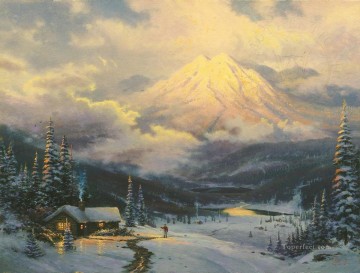 The Warmth Of Home TK Christmas Oil Paintings